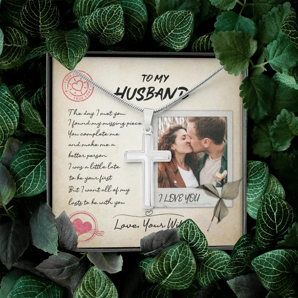 Personalized Valentine Gifts - The Day I Met You I Found My Missing Piece Personalized Necklace