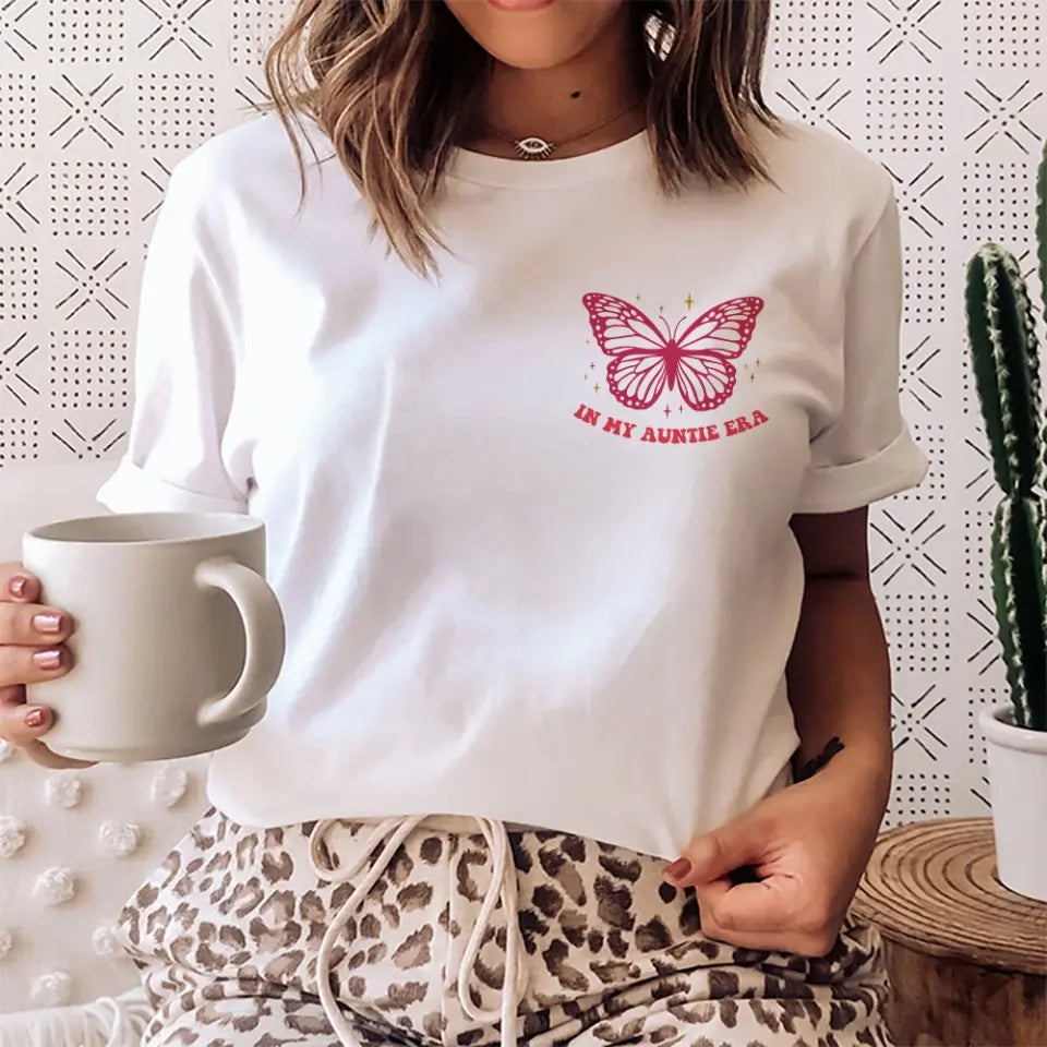 In My Auntie Era - T-shirt Two Sides - Gift For Aunt