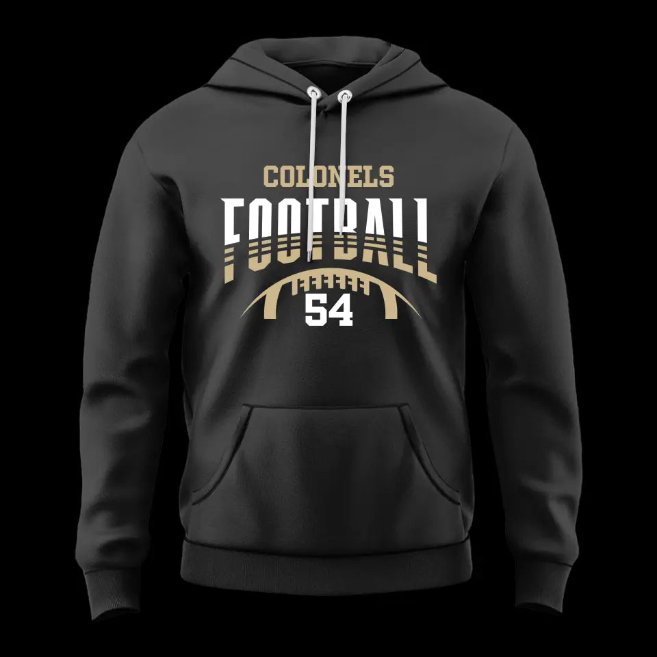 Football Hoodie Player Number Personalized Sports Hoodie