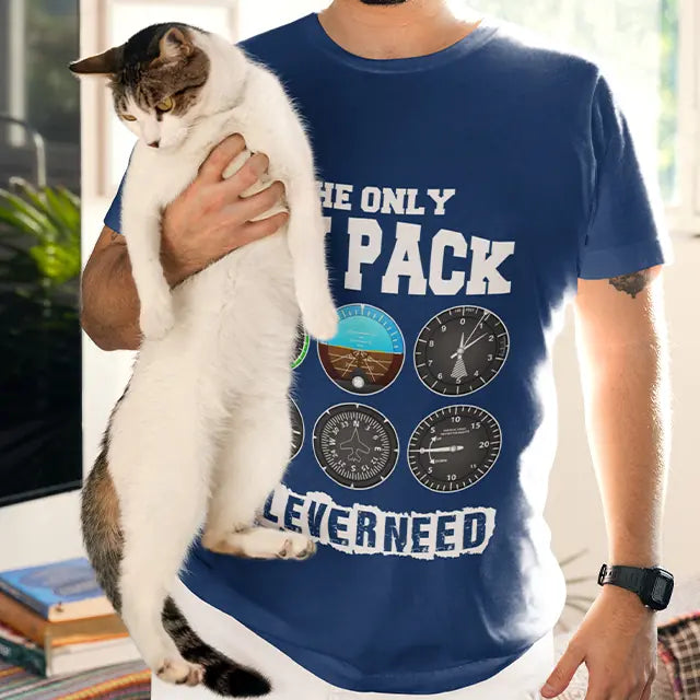 The Only Six Pack, I'll Ever Need T-shirt - Gift For Pilot