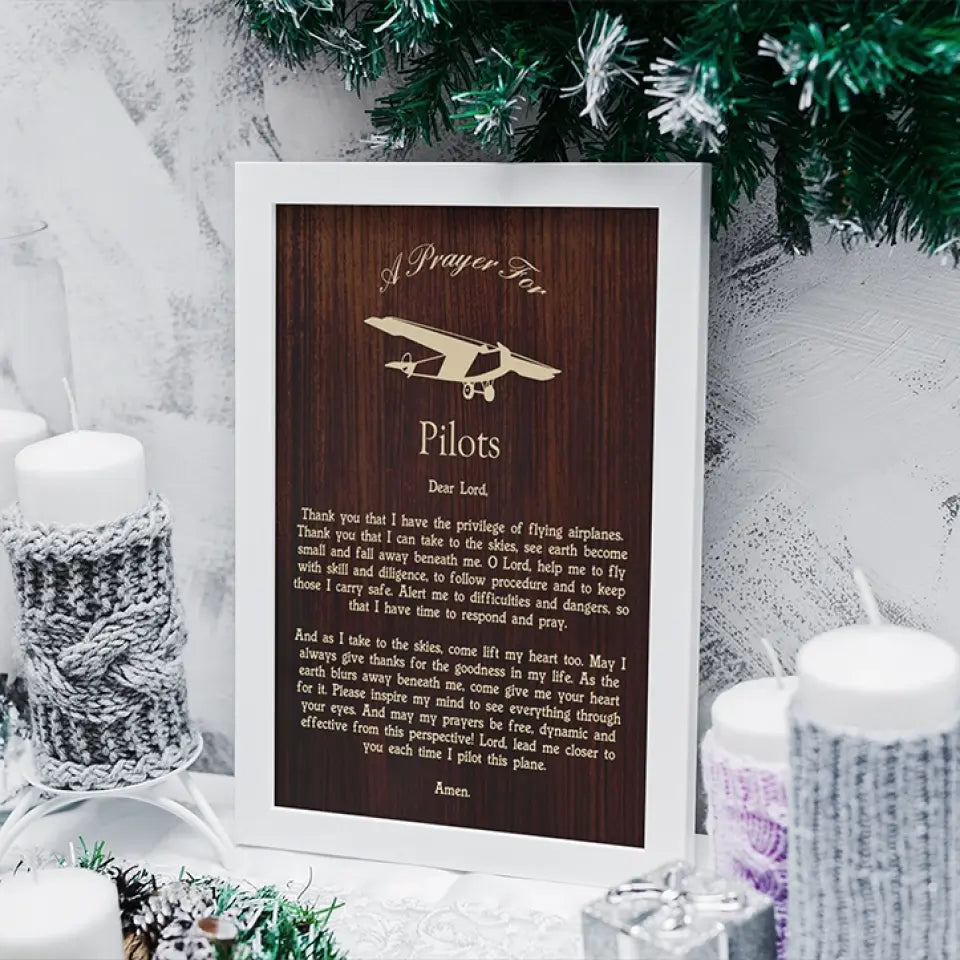 A Prayer For Pilots, Personalized Canvas Poster Wall Art Home Decor, Gift For Pilots | 309IHPLNCA1022