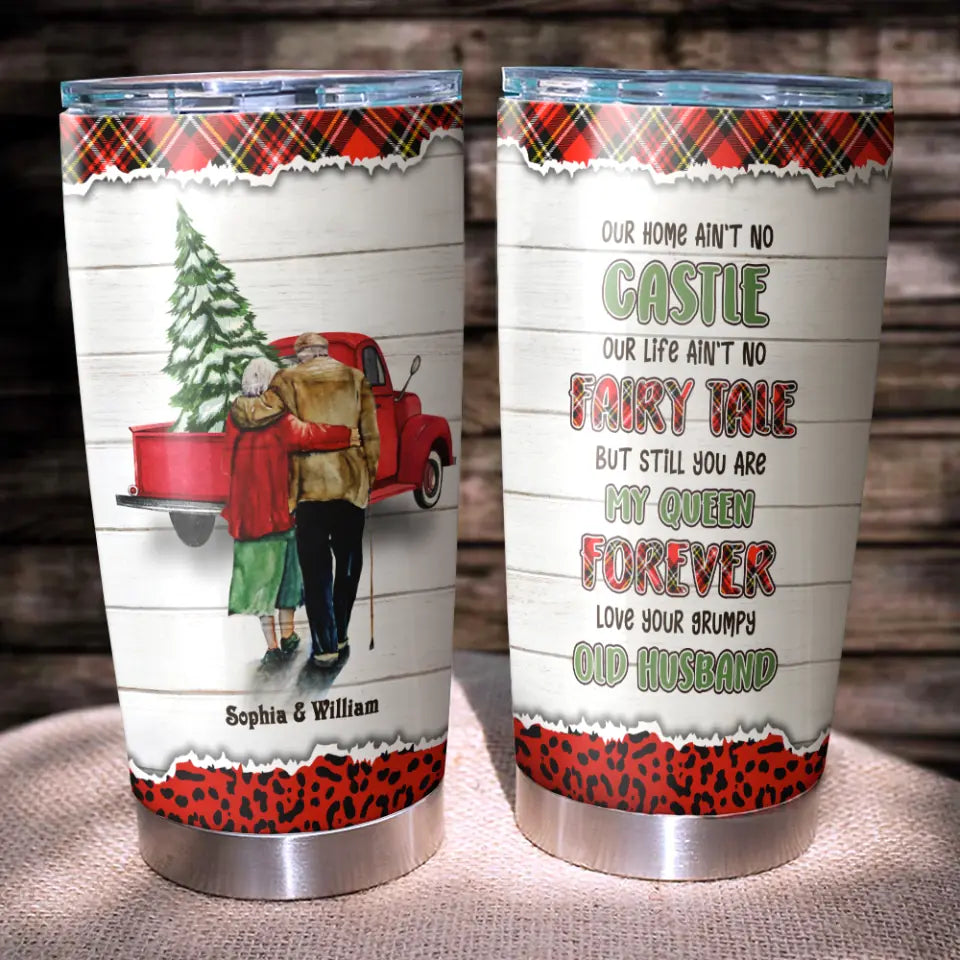 You Are My Queen Forever Personalized Tumbler