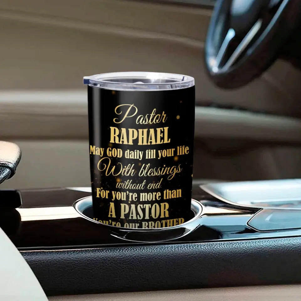 Appreciation For A Pastor Custom Tumbler Christian Gifts For Pastors