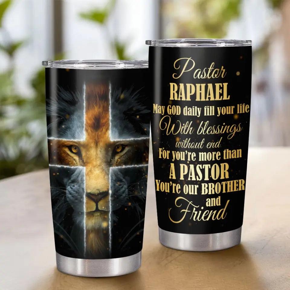 Appreciation For A Pastor Custom Tumbler Christian Gifts For Pastors