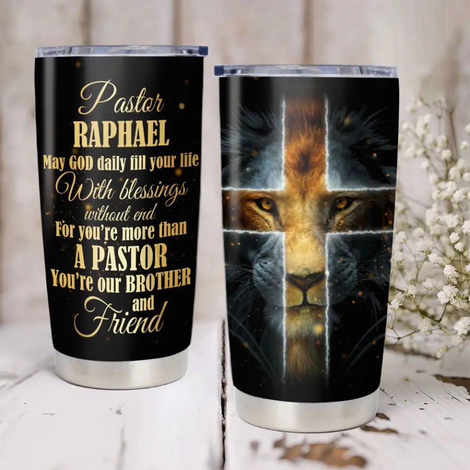 Appreciation For A Pastor Custom Tumbler Christian Gifts For Pastors