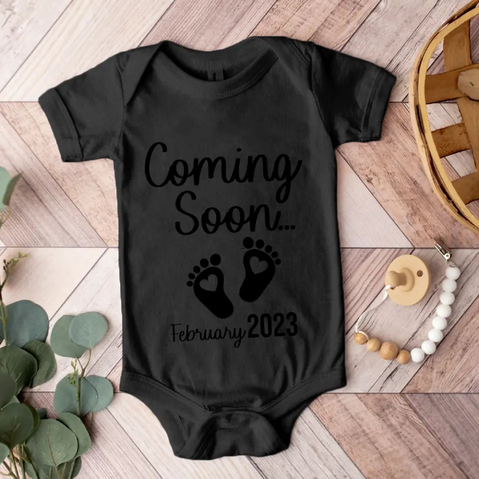 Pregnancy Announcement Onesie And Couple Tshirt Gift For New Parents