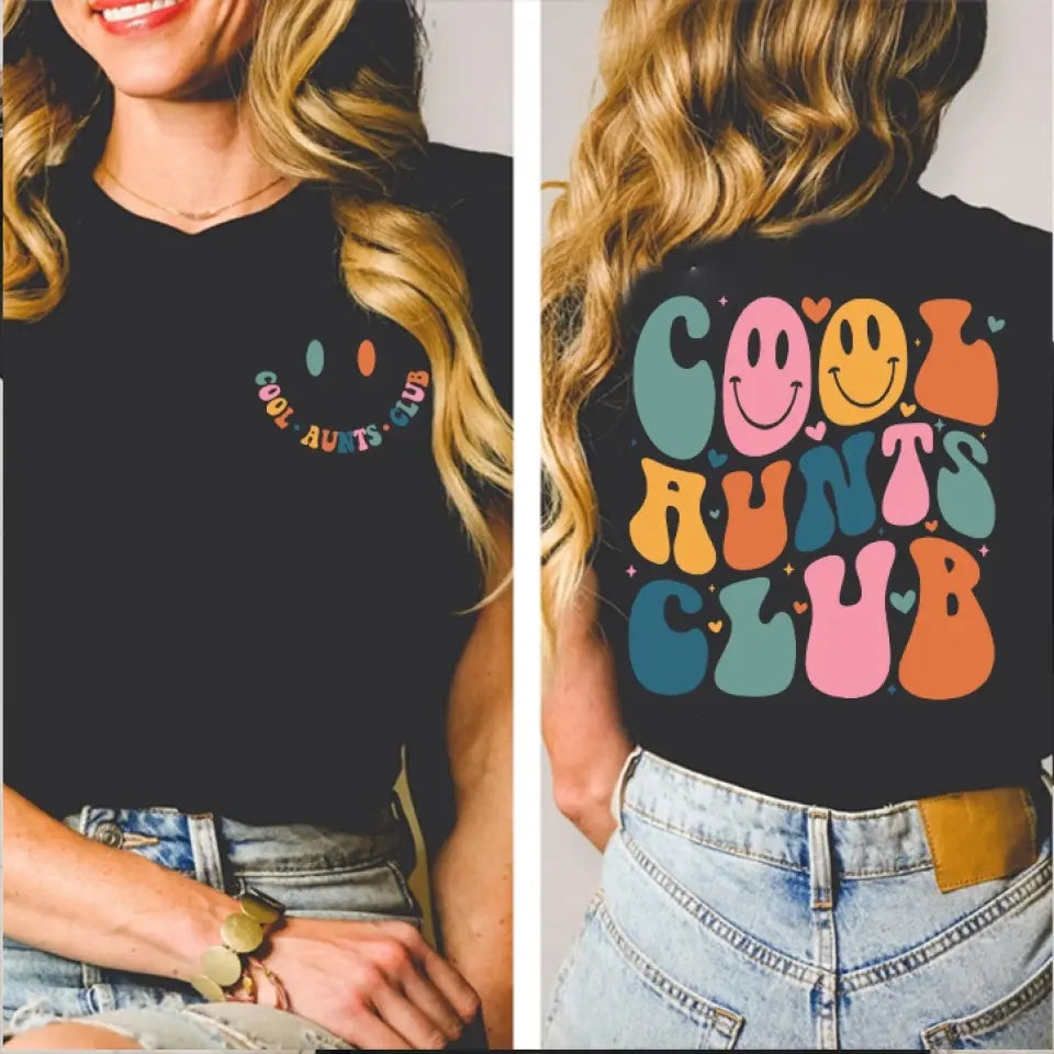 Cool Aunts Club Sweatshirt Birthday Gift For Aunts