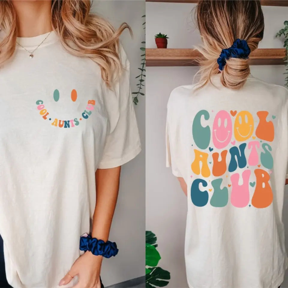 Cool Aunts Club Sweatshirt Birthday Gift For Aunts