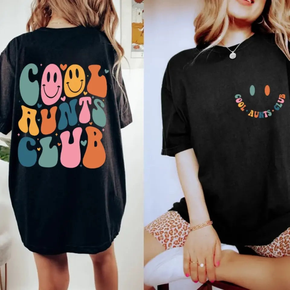 Cool Aunts Club Sweatshirt Birthday Gift For Aunts
