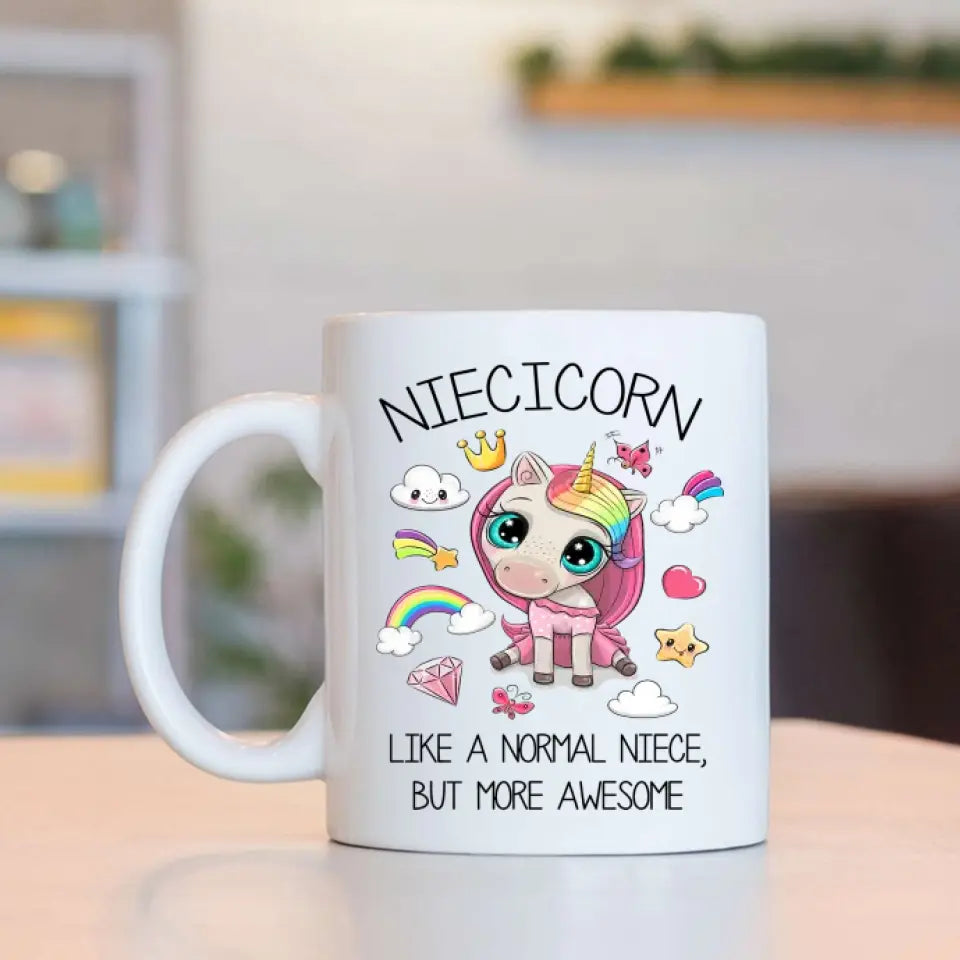 Niecicorn Niece Mug White Mug