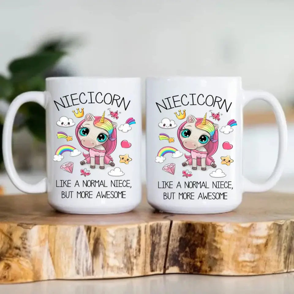 Niecicorn Niece Mug White Mug