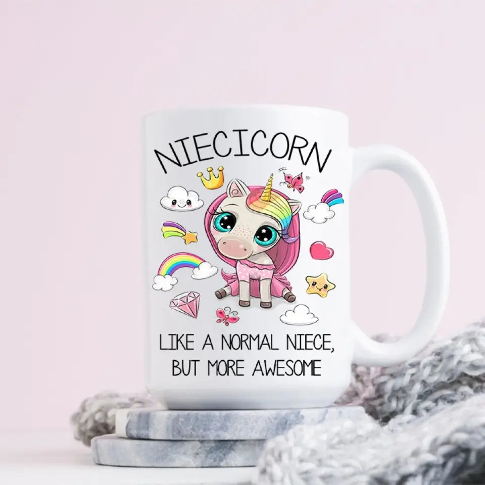 Niecicorn Niece Mug White Mug