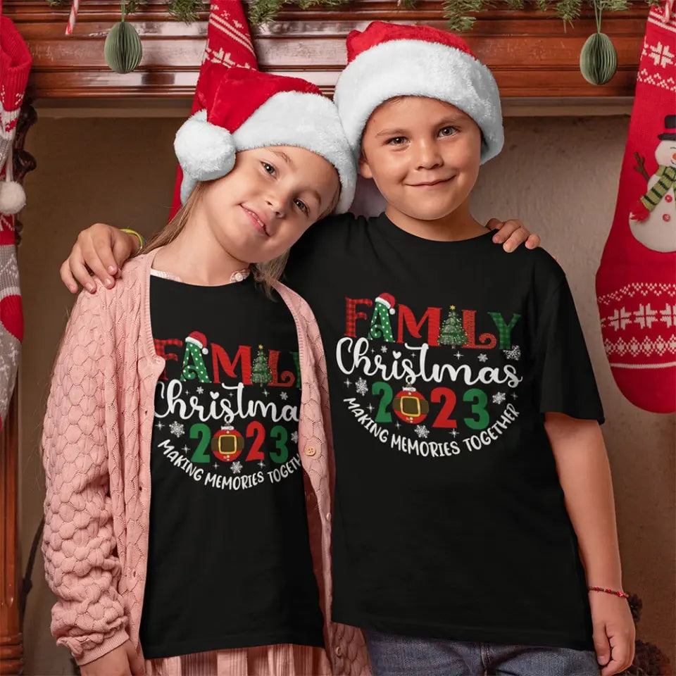 Making Memories Together - Youth/Adult Unisex T-shirt - Christmas Unity Gifts for Family Members