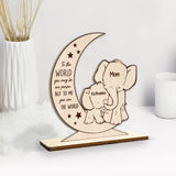 You Are The World Elephant Mom - Personalized Plaque - Gift For Children | 302IHPNPWP270