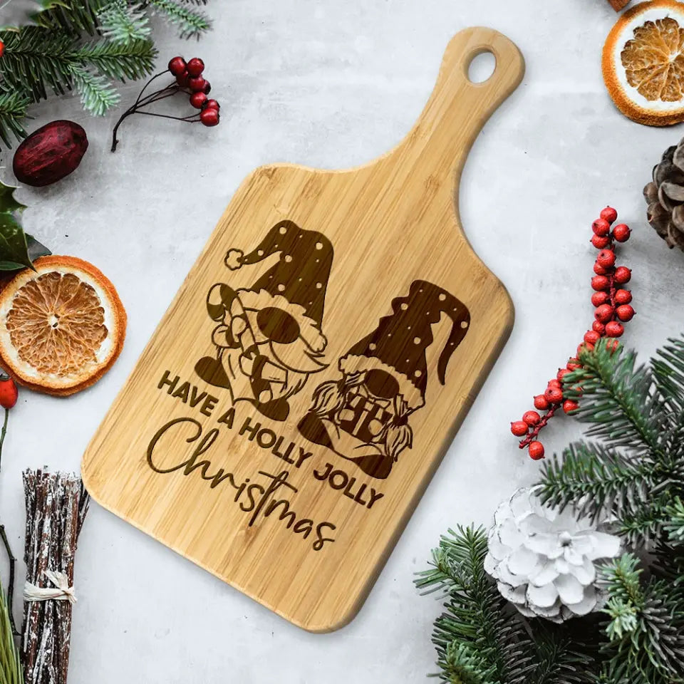 Have Yourself A Merry Little Christmas - Housewarming Gifts - Custom Wooden Cutting Board - Christmas Gift