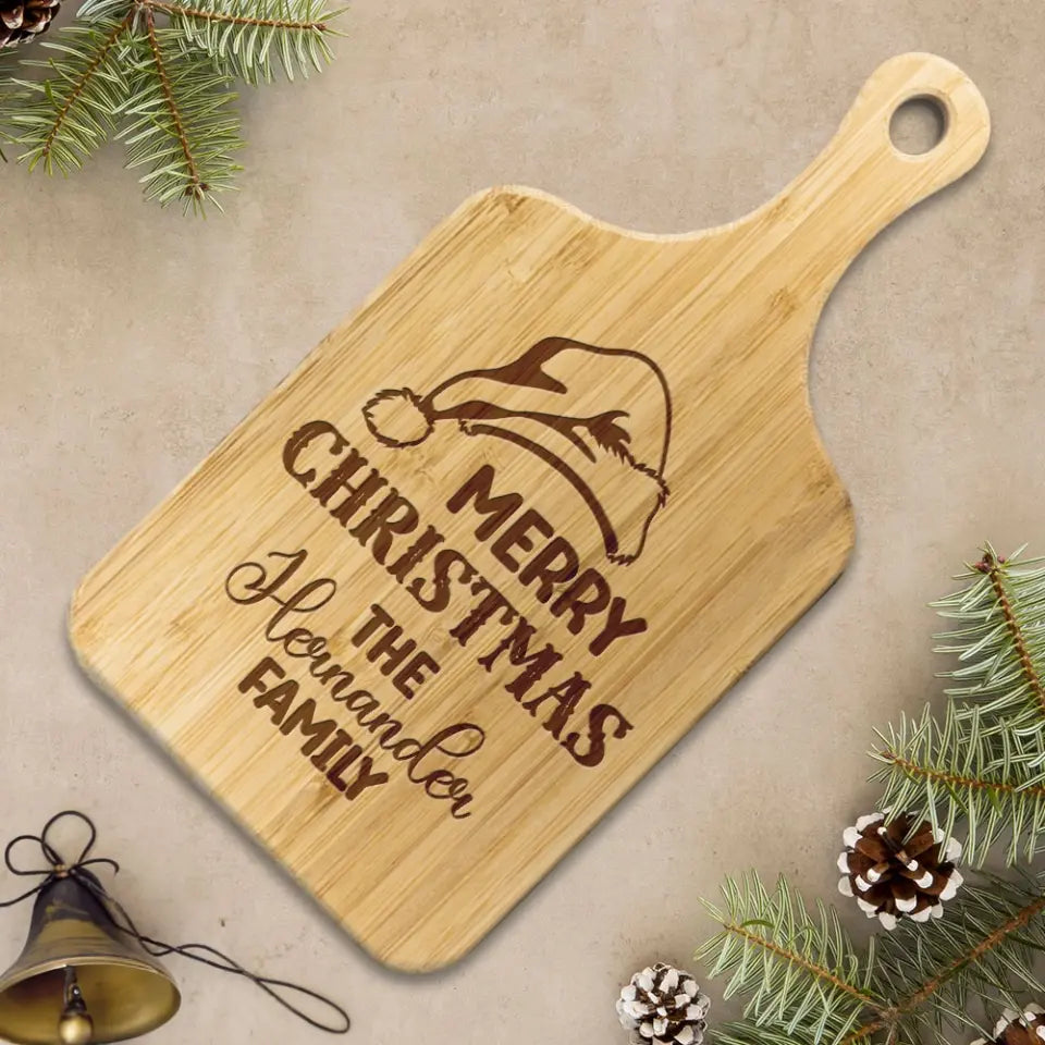 Have Yourself A Merry Little Christmas - Housewarming Gifts - Custom Wooden Cutting Board - Christmas Gift