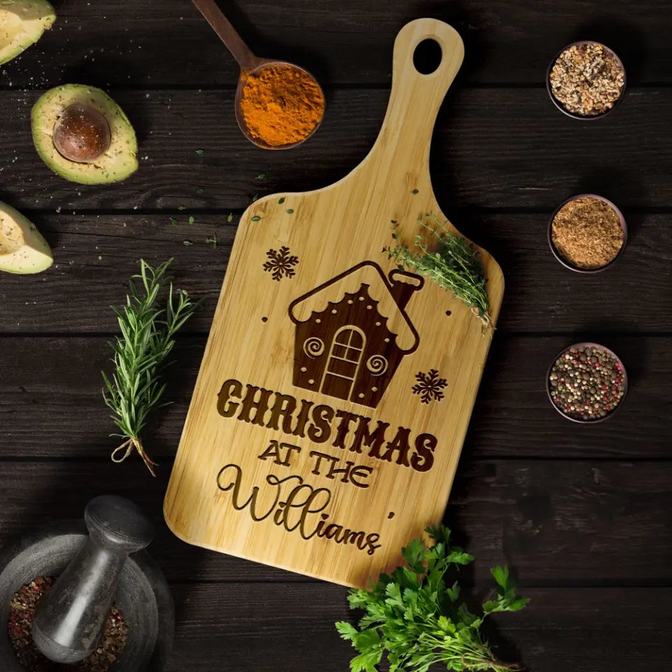 Have Yourself A Merry Little Christmas - Housewarming Gifts - Custom Wooden Cutting Board - Christmas Gift