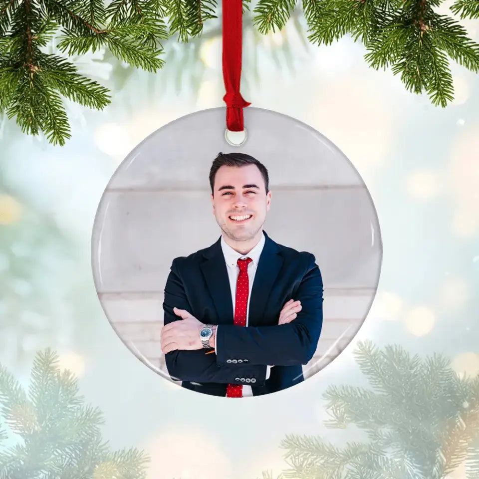 Santa's Favorite Lawyer - Personalized Ceramic Ornament