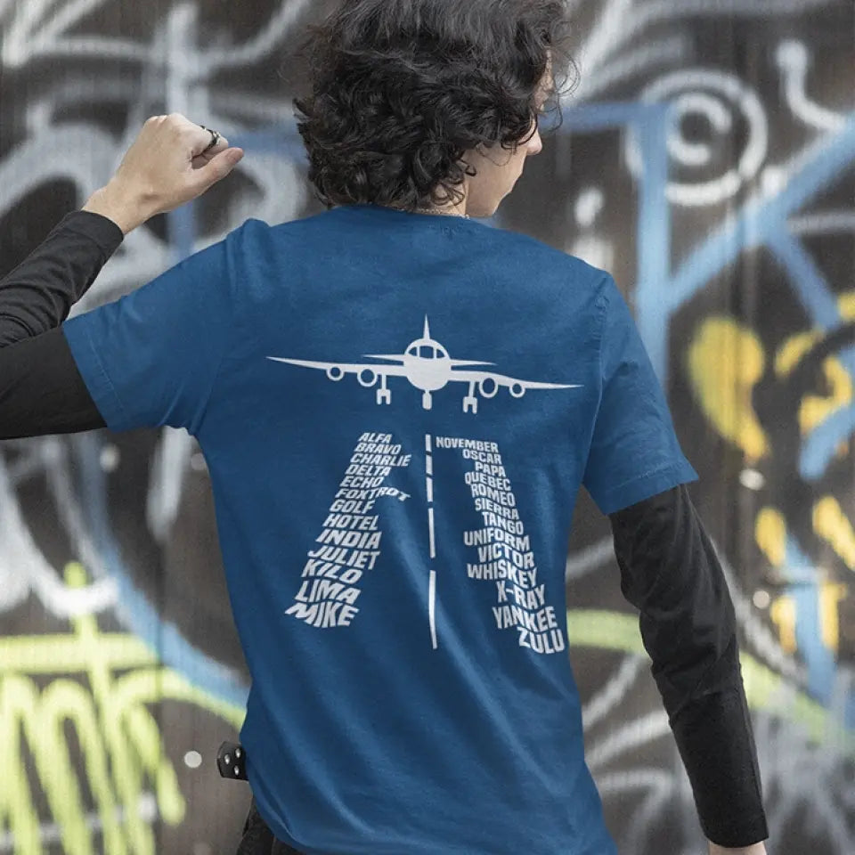 Alphabet Flying Pilot Shirt Gifts for Pilot