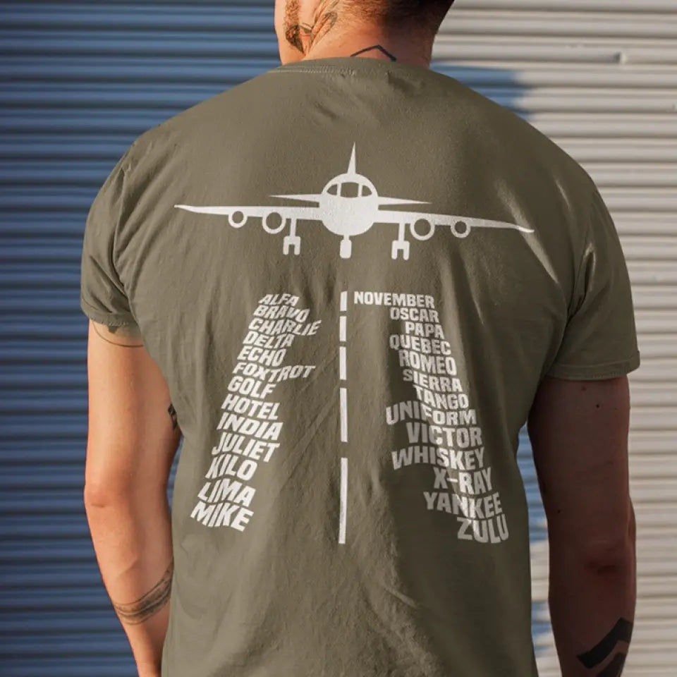 Alphabet Flying Pilot Shirt Gifts for Pilot