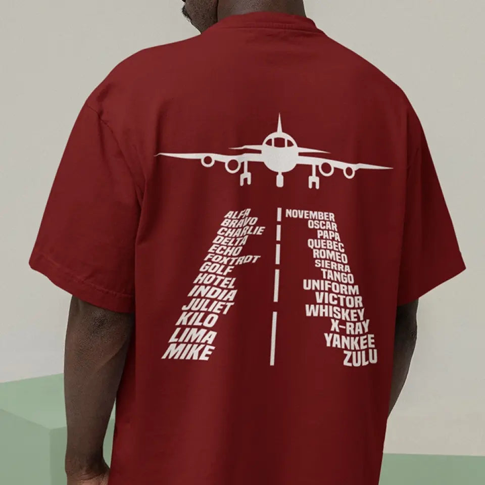 Alphabet Flying Pilot Shirt Gifts for Pilot