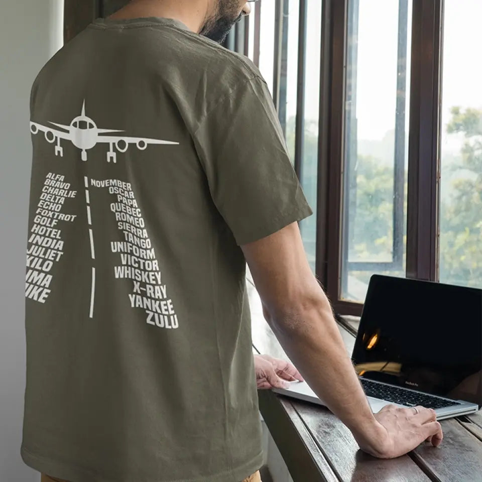 Alphabet Flying Pilot Shirt Gifts for Pilot