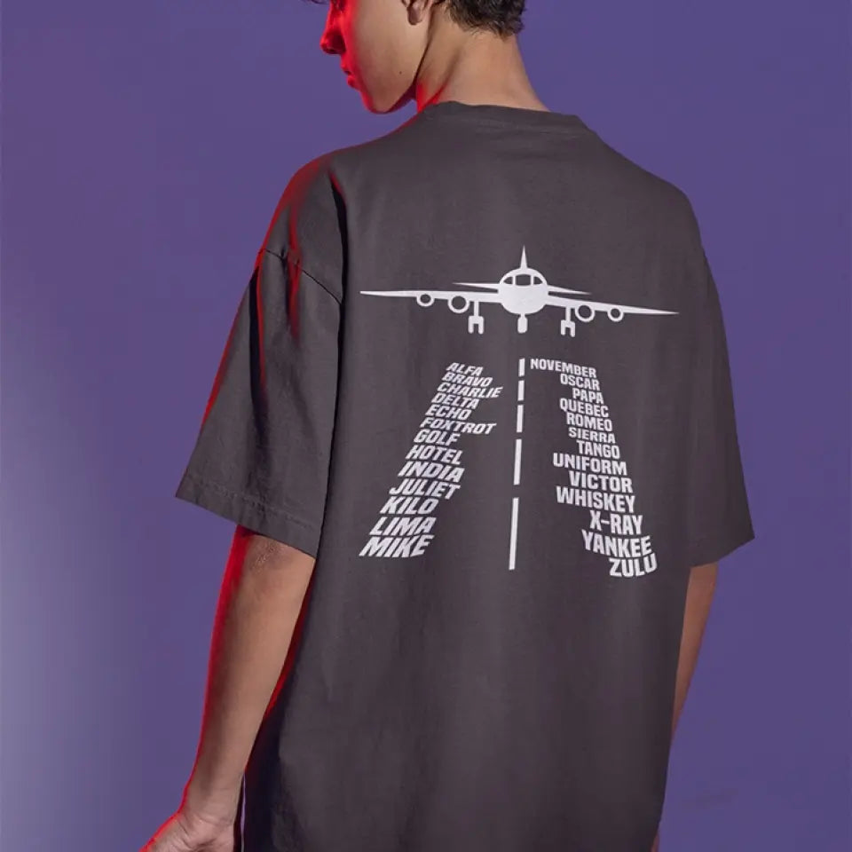 Alphabet Flying Pilot Shirt Gifts for Pilot