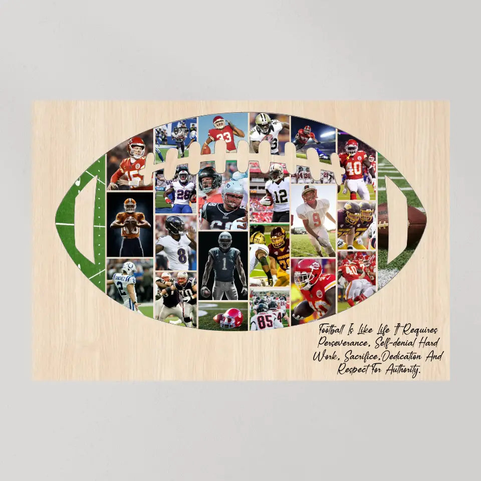 Football Is Like Life Requires, Personalized Canvas Poster, Gift For Football Players, Lovers | 309IHPNPCA264