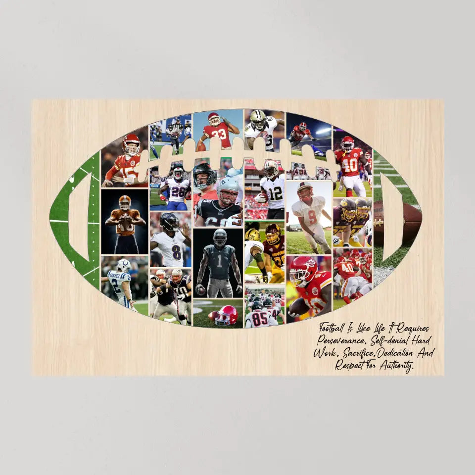 Football Is Like Life Requires, Personalized Canvas Poster, Gift For Football Players, Lovers | 309IHPNPCA264