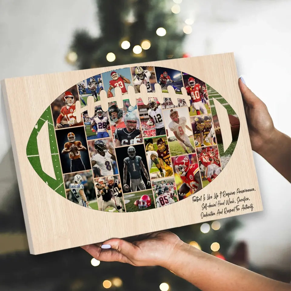 Football Is Like Life Requires, Personalized Canvas Poster, Gift For Football Players, Lovers | 309IHPNPCA264