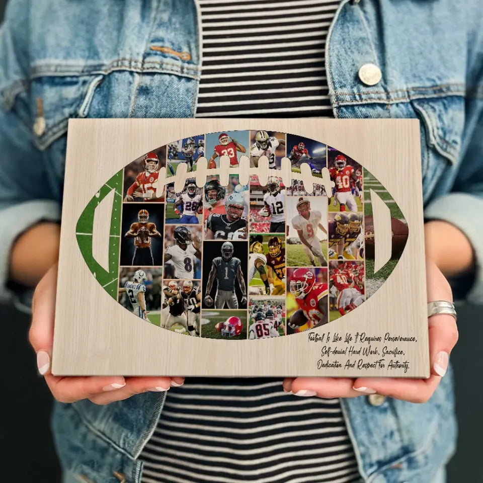 Football Is Like Life Requires, Personalized Canvas Poster, Gift For Football Players, Lovers | 309IHPNPCA264