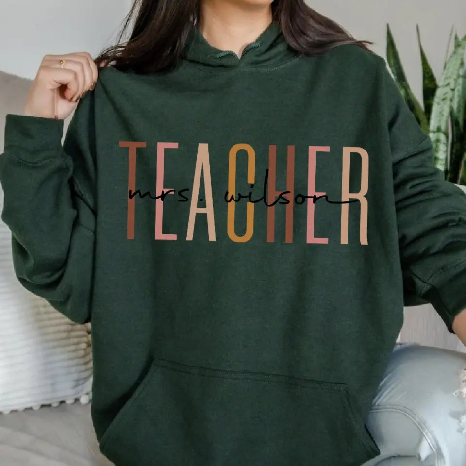 Teacher Life, Standard Crew Neck Sweatshirt, Gift For Teacher | 310IHPNPTS1122
