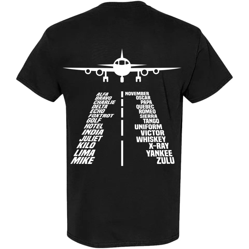 Alphabet Flying Pilot Shirt Gifts for Pilot