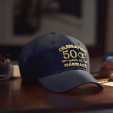 Celebrating Many Years Of Marriage, Personalized Classic Cap, Anniversary Couple Cap | 309IHPBNCC437