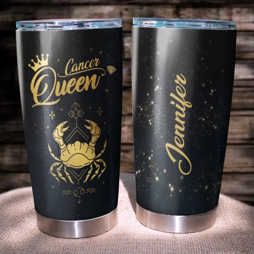 Zodiac Sign In Galaxy Personalized Tumbler