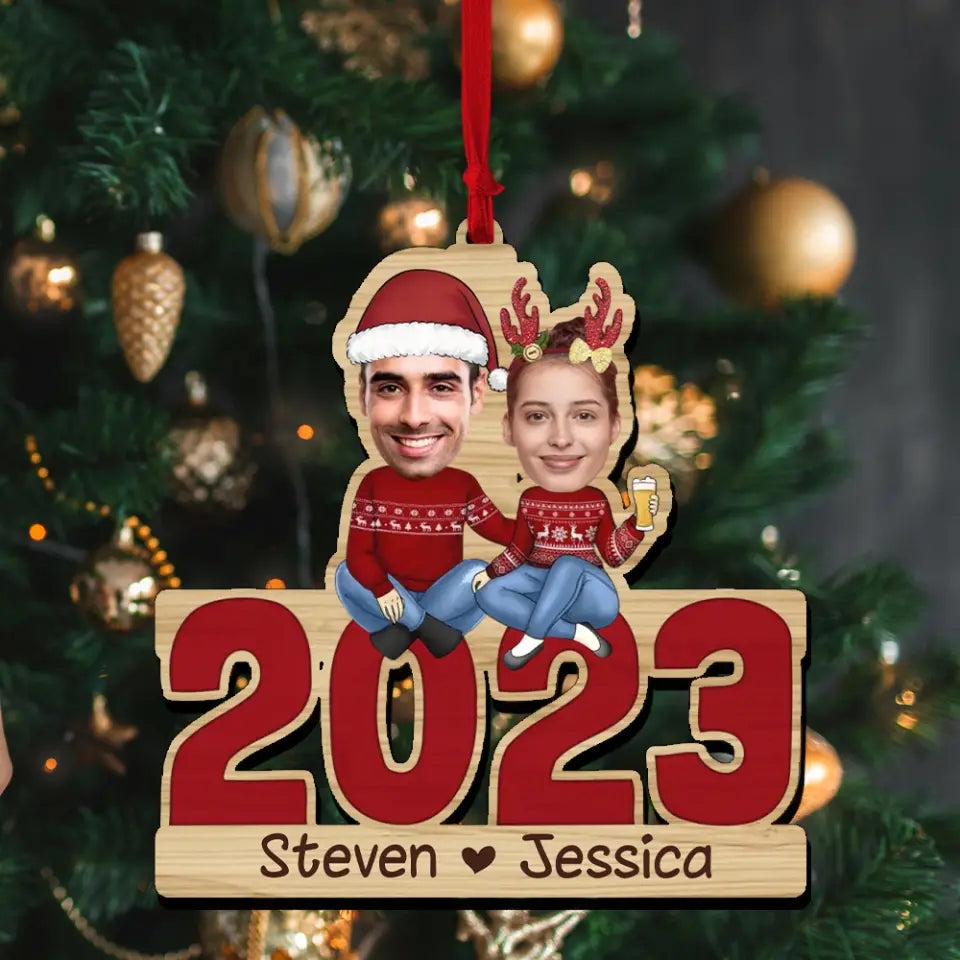 May Your Christmas Be Bright - Personalized Wooden Ornament