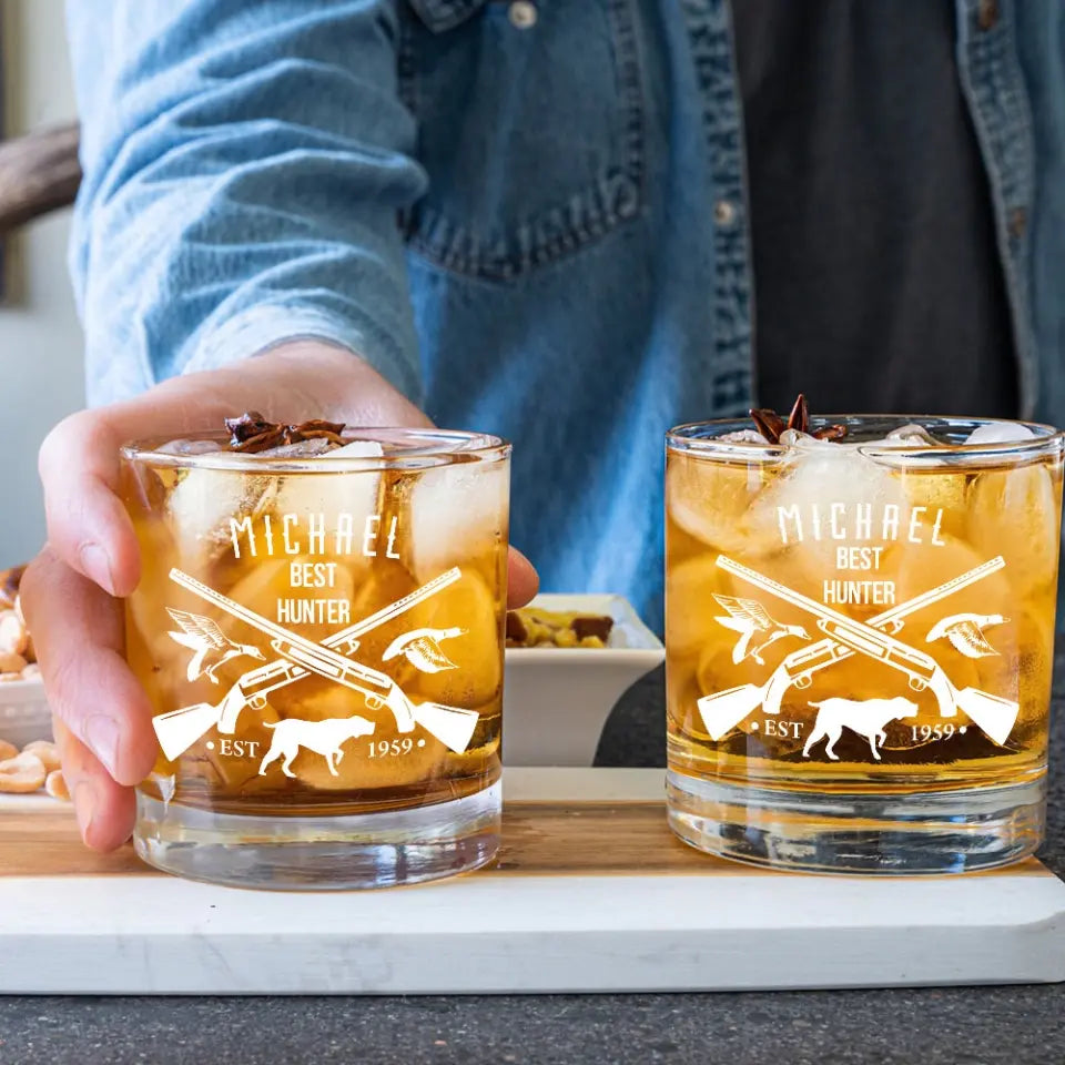 Deer Hunting - Personalized Glassware - Blass Bar - Gift for Hunting Lovers, Hunters