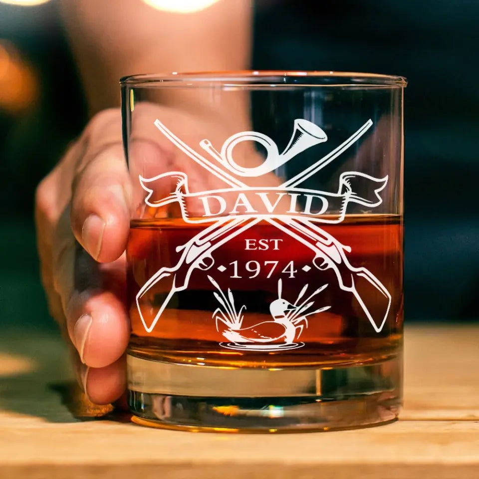 Deer Hunting - Personalized Glassware - Blass Bar - Gift for Hunting Lovers, Hunters