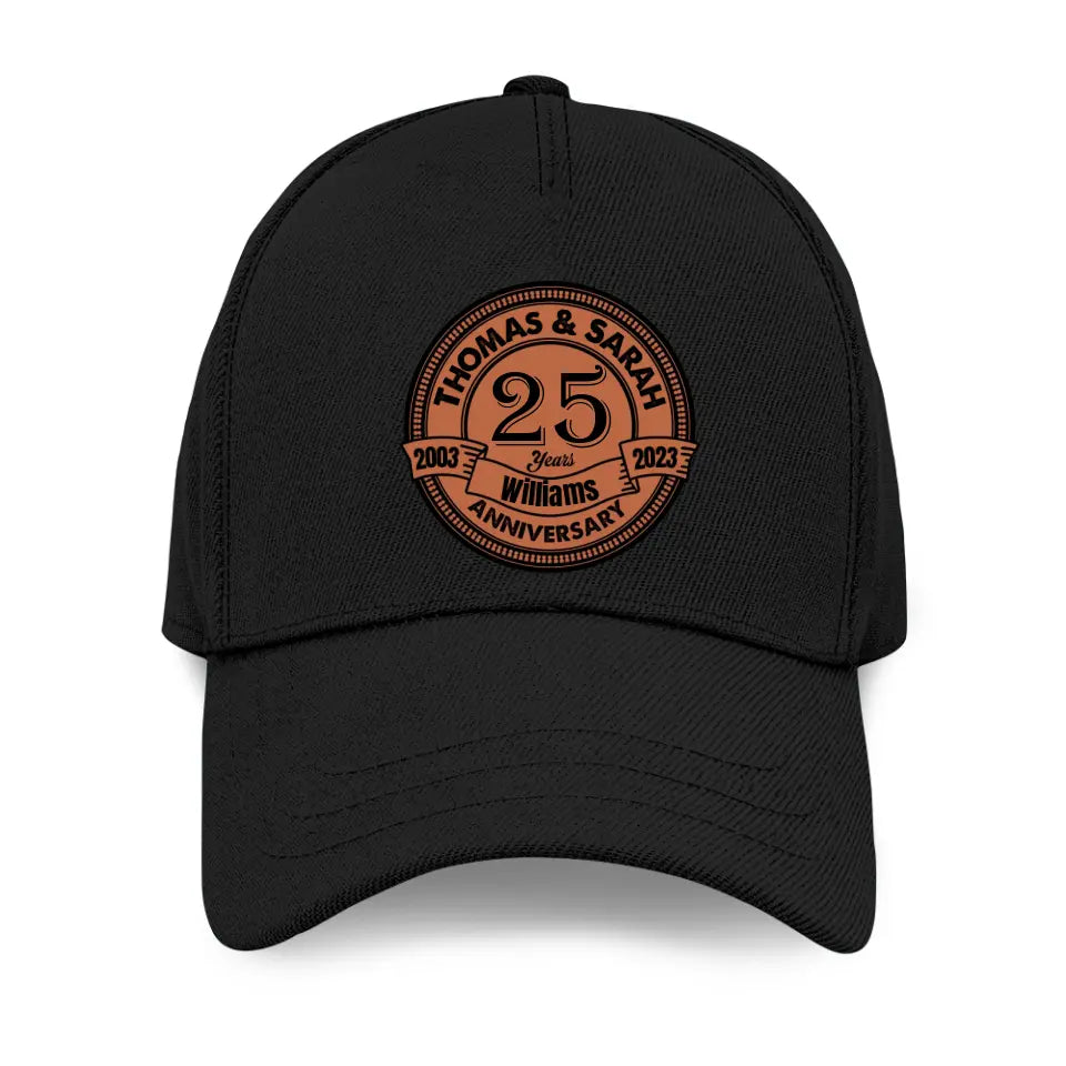 Our Journey Together Custom Cap Anniversary Gift For Couples