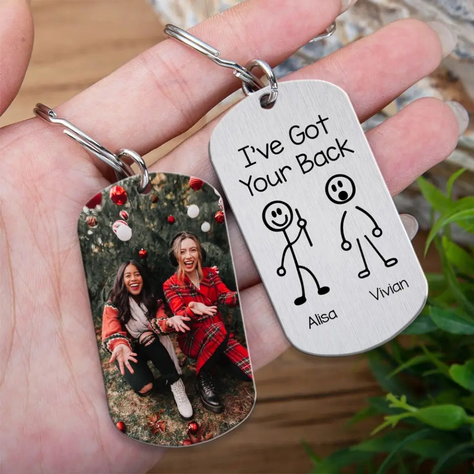 I've Got Your Back - Personalized Upload Photo Keychain