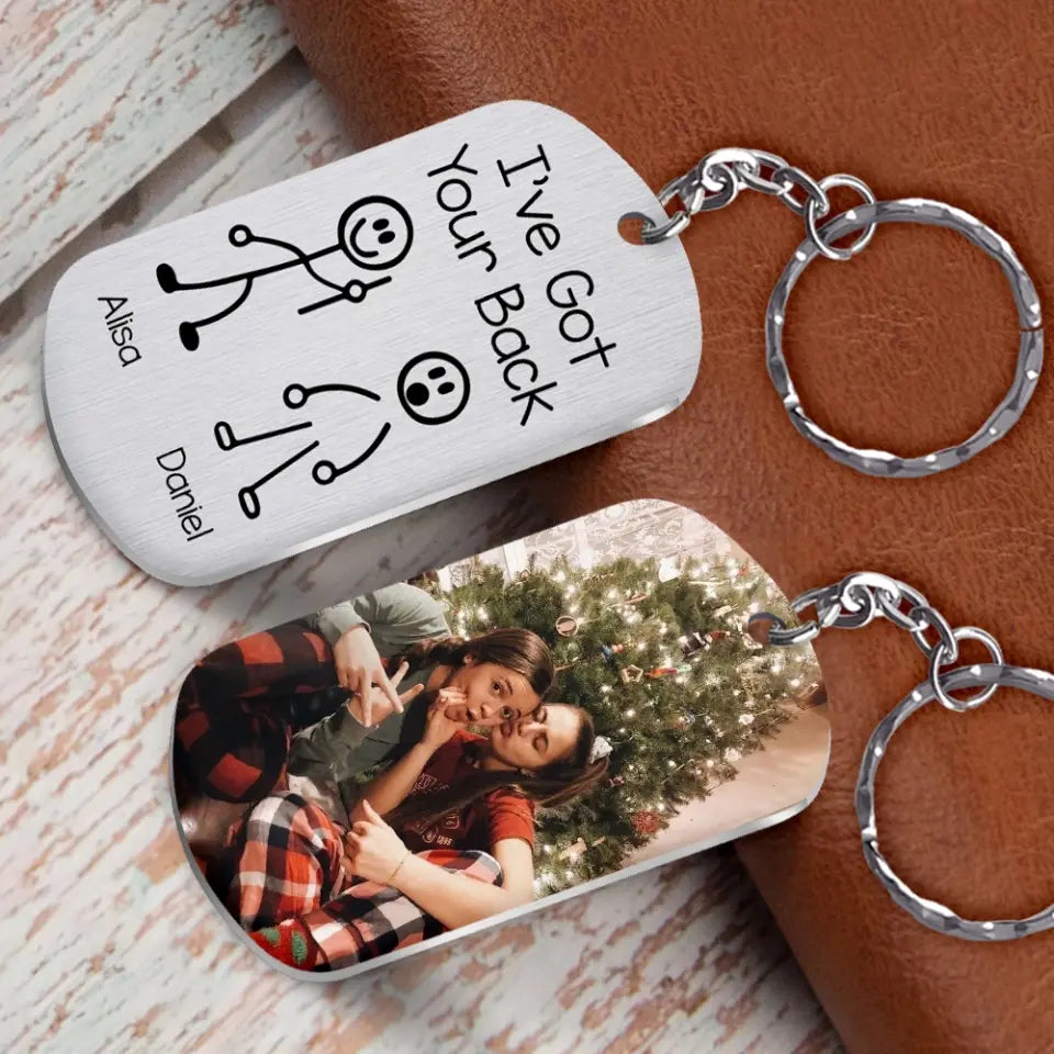 I've Got Your Back - Personalized Upload Photo Keychain