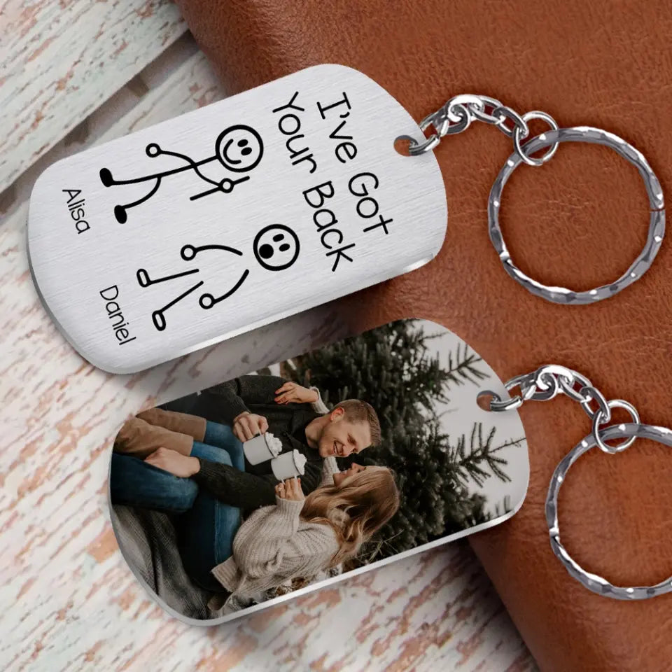 I've Got Your Back - Personalized Upload Photo Keychain