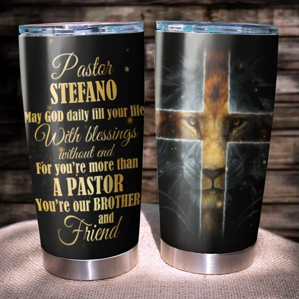 Appreciation For A Pastor Custom Tumbler Christian Gifts For Pastors