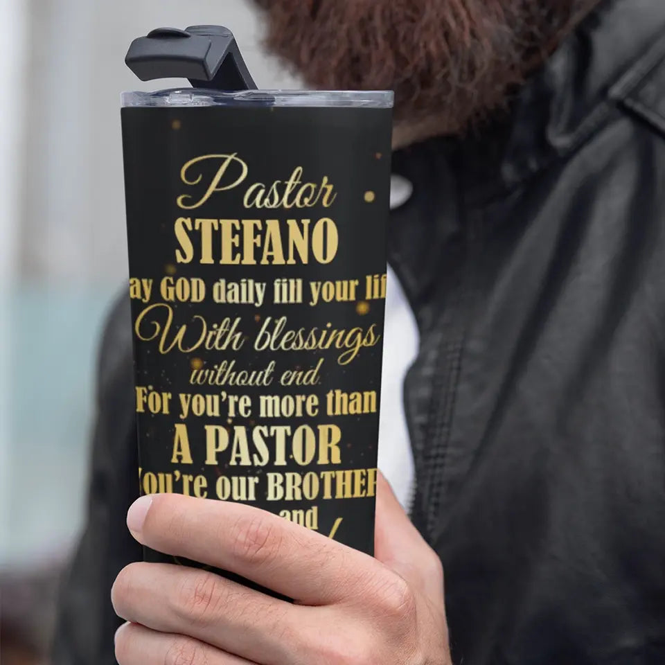 Appreciation For A Pastor Custom Tumbler Christian Gifts For Pastors