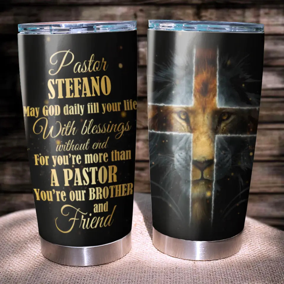 Appreciation For A Pastor Custom Tumbler Christian Gifts For Pastors