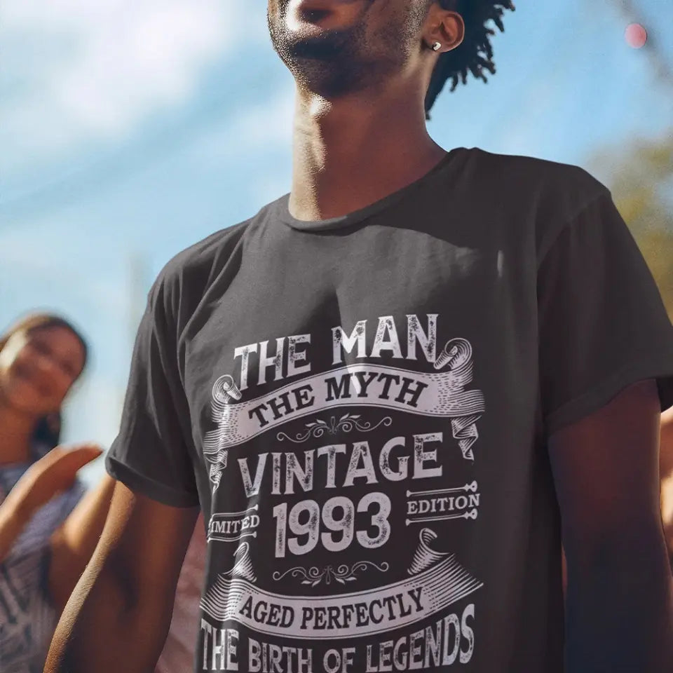 The Man The Myth Vintage Edition | Personalized T-shirt