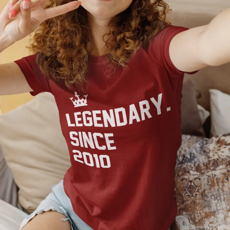 Legendary Since - Custom Year Sweatshirt Hoodie - Birthday Gifts For Children Friends