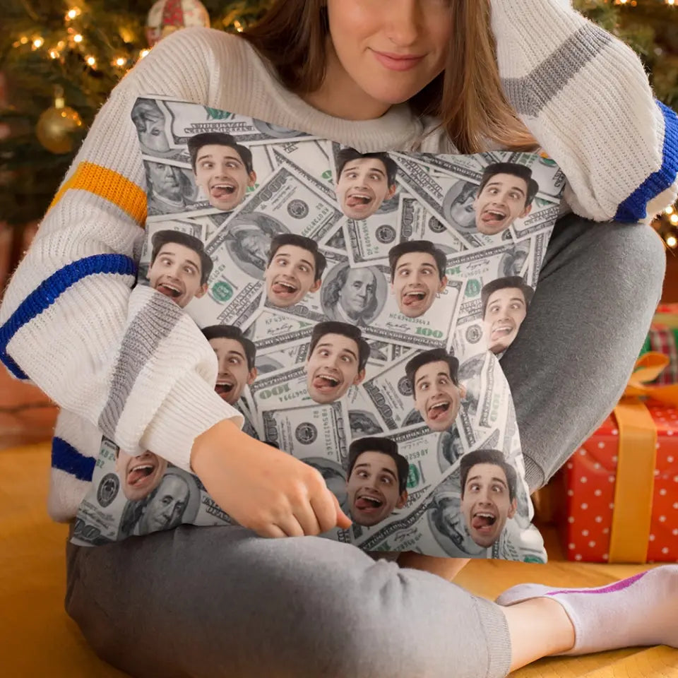 Funny Custom Face - Personalized Pillow
