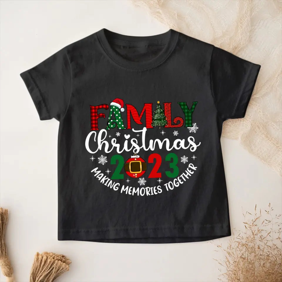 Making Memories Together - Youth/Adult Unisex T-shirt - Christmas Unity Gifts for Family Members