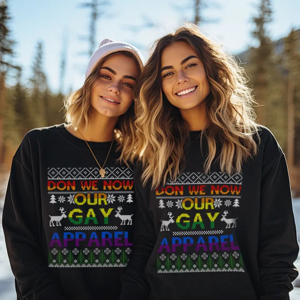 Don We Now Our Gay Apparel, Standard Crew Necklace, Gift For LGBT Lesbian Gay Community | 311IHPBNTS1111